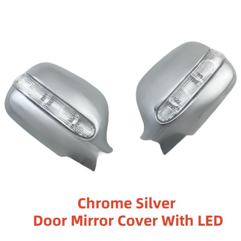 Chrome Rearview Car Accessories Trim Side Door Mirror Covers With LED For Toyota Picnic Ipsum Front 1996 1997 1998 1999 2000