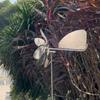 Stainless Steel Metal Windmill Rotating Decorative Stake New Decorative Windmill  Garden
