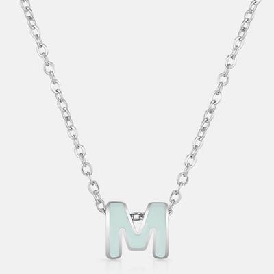 METROCITY JEWELRY M Basic White Necklace A241BN9173WPQ