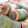 100g Rainbow Cotton Knitting Yarn 5 Strand Hand-Woven Crochet Thread for Blanket top sale