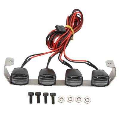 RC Light Bar LED Lights Square Roof Lamp DIY Headlight for SCX10 1 10 RC Car Crawler4 Lights
