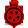 Plug Connector Set 32AMP 5Pin 3P+N+E Waterproof Industrial 3 Phases Industrial Plug Socket Set 220‑380V/240‑415V