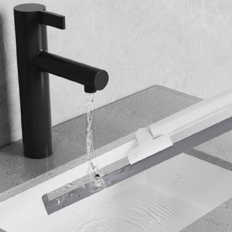 Ergonomic Bathroom Broom Silicone Floor Squeegee Scrubber For Tile Floor Space Saving Design Stable Construction