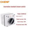 Australian Outdoor Waterproof Single-Phase/Three-Phase Knife Switch - Load Disconnection On-Off Rotary Switch