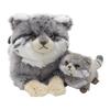 SunLemon Pallas's Cat, Small, 19 x 41 x 16 cm, Plush Toy, Cute Animal, Cat, P-8422