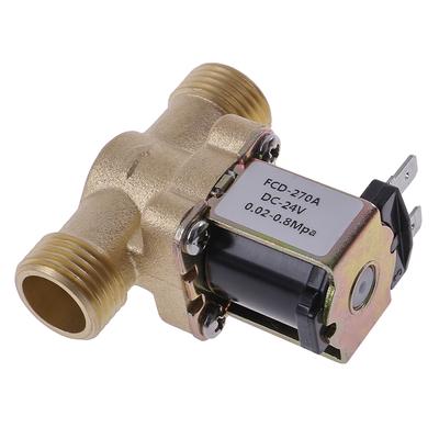 DC 12V 24V AC220V G1 / 2 mosadzný solenoidový ventil pre solárny ohrievač vody