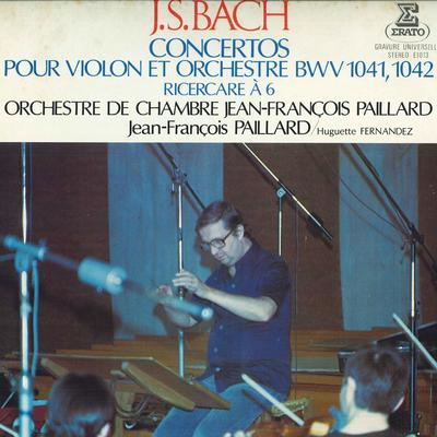 LP Schallplatte JEAN-FRANCOIS PAILLARD , HUGUETTE F - Bach: Violinkonzerte E1013 ERATO 1979 Japan Klassik Gebraucht