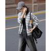 Women's American Retro Striped Knit Cardigan