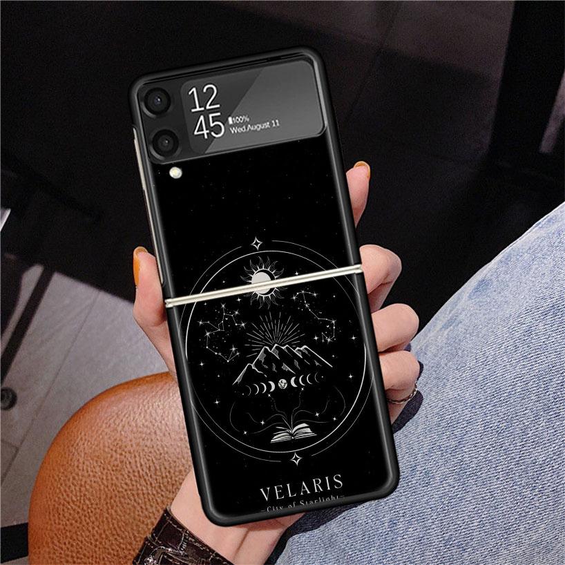 A Court of Mist Fury Sarah J Maas Phone Case For Samsung Z Flip 7 6 5 4 3 Galaxy ZFlip7 ZFlip6 ZFlip5 ZFlip4 ZFlip3 5G Print Cov