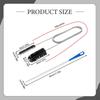 2 Pieces Flexible Drain Brush Tube Cleaning Brushes Easy To Use Sturdy Convenient Hose