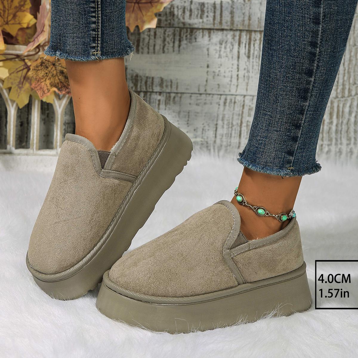 

Модные женские ботинки на открытом воздухе из меха, противоскользящие, домашняя хлопковая обувь для женщин 2024 года, новые зимние теплые пушистые ботильоны для женщин Zapatos De Mujer 40-41