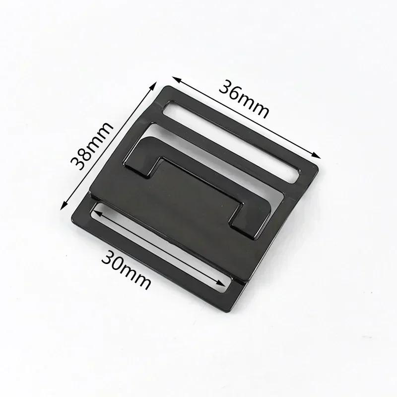 2/5/10Pcs Metal Buckle 30/50mm Combination Buckles for Connecting Waistbands Coats Handbags Straps Adjustable Clasp Accessories