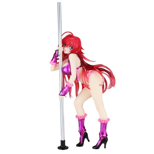 Kaitendo High School DxD Rias Gremory Pole Dance Ver. ~Purple Color~ 1/7 Scale PVC Pre-painted Complete Figure