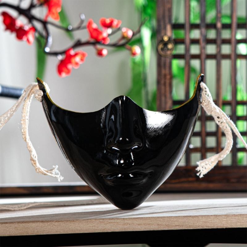 Masquerade Half Face Mask Halloween Eye Cover Mouth Cover Masquerade Costume Decoration for Women Men Halloween Dress Up