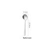 1010 Stainless Steel Dessert Spoon - Thick, Round, Mirror-Finish 304 Stainless Steel Tableware