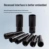 Extended Inner Hex Repair Tool Socket Set for Air Gun, 8-32 Electric Wrench Conversion Head, 1/2" Socket.