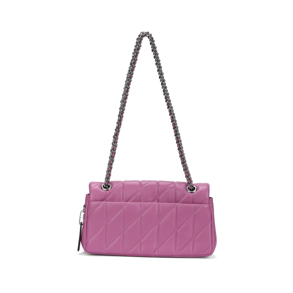 COACH Tabby Nappa Leather Shoulder Bag Medium Women's Pink CP150-LHDB8