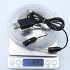 5M/16ft PMMA Side Glow Fiber Optic Cable Kit w/LED Aluminum Illuminator USB 5V 1.5W Car Interior Guide Light Source Decoration