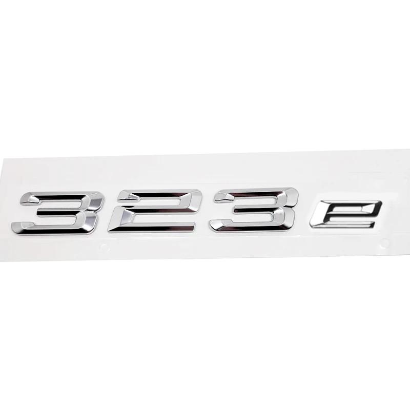 AAYT1 ABS Car Rear Trunk Logo Badge Emblem Sticker For 3 series 316e 328e 318e 320e 325e 330e 335e E46 E90 E91 F30 F31 F34 G20