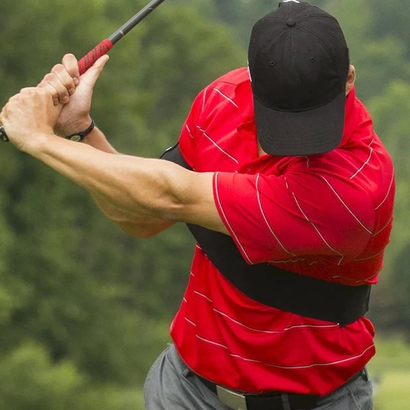 Golf Swing Correcting Band Adjustable Golf Swing Trainer Aid Golf Arm Strap Golf Training Swing Postures Correction