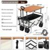 Electric Outdoor Camping Cart with 10-inch Tank Wheels