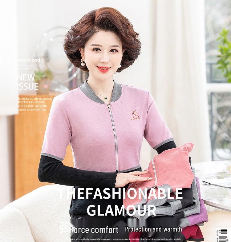 Fleece Shoulder, Neck, and Waist Support Shawl for Sleep - Warm, Cold-Proof for Middle-Aged & Elderly Women, Postpartum Wear, All Seasons.