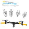 Brake Lever Adjuster Screw 4 Pack for Bike Cycle Brake Handle M7 Alloy Screws