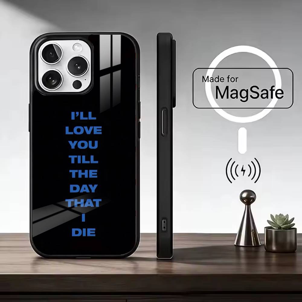 Musician Billie E-Eilish Phone Case For iPhone17,16,15,14,13,12,11 Plus,Pro Magnetic with Magsafe Wireless Charging