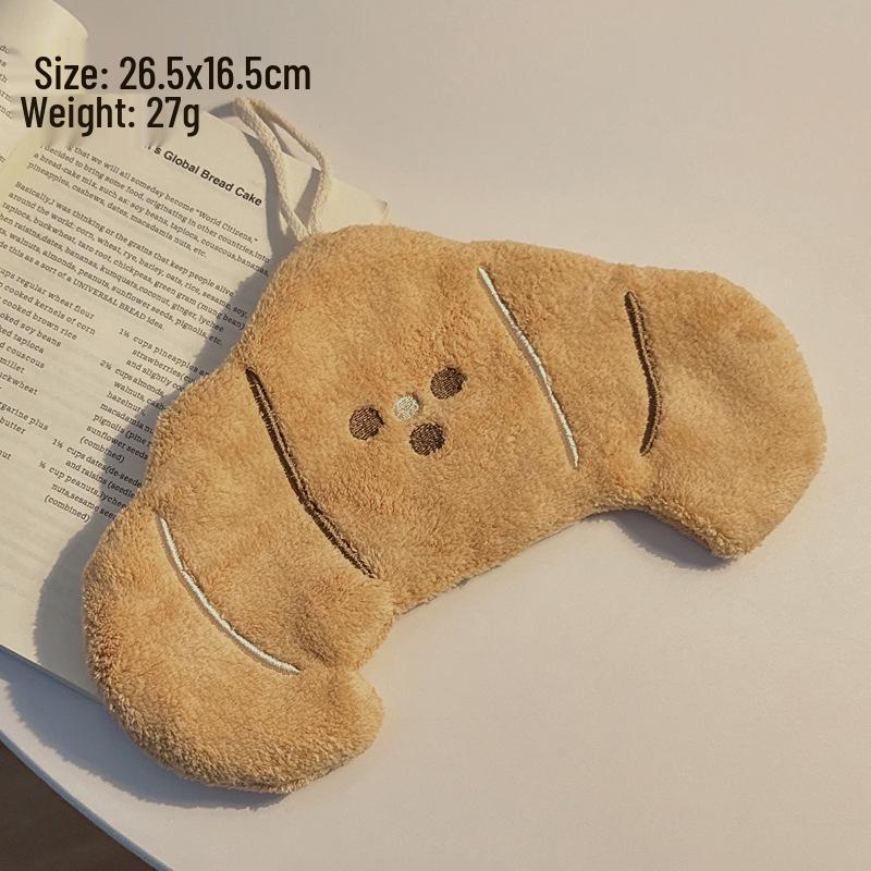 Cartoon Cute Lint-Free Absorbent Hanging Kitchen & Bathroom Hand Towel