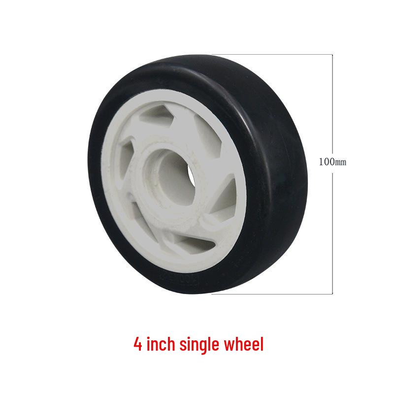 Universal Medium Duty Casters with Brake – 3, 4, 5 Inch Wheels for Equipment & Tool Carts