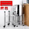 Stainless Steel Soup Pot Stand with Universal Wheels