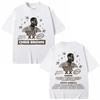Hip Hop Unisex Damenmode O-Ausschnitt T-Shirt Rapper Chris Brown Breezy Bowl XX Tour T-Shirts Oversized Baumwolle Lässige T-Shirts Oberteile