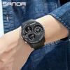 Sanda New Style Constellation Großes Zifferblatt Serie Herren Elektronische Uhr Multifunktionsuhren Mode Coole Herrenuhr
