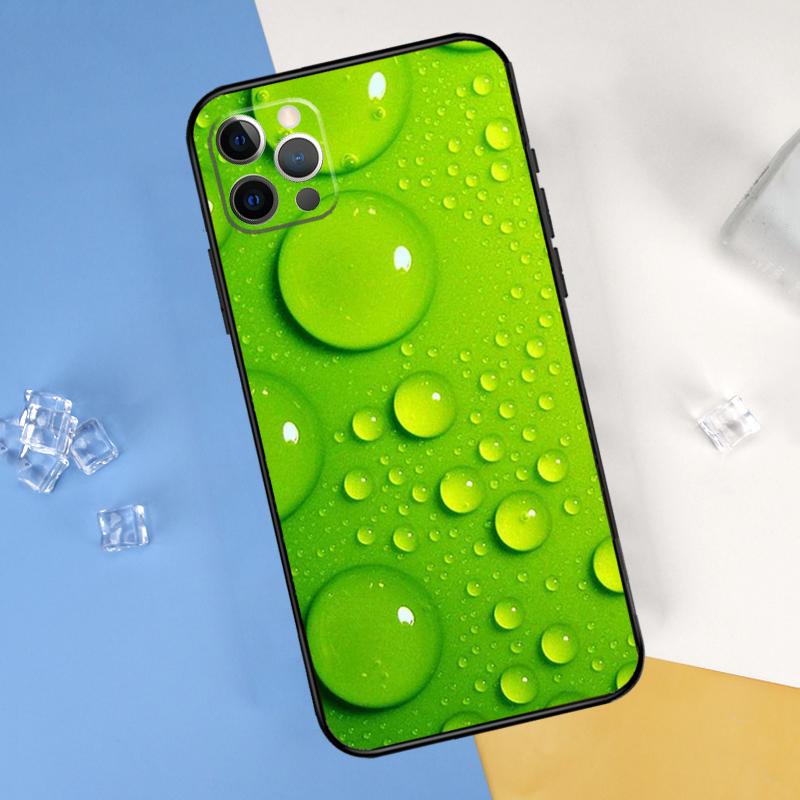 Water Drop Tortoise Phone Case For iPhone 16 Pro Max 13 12 Mini 11 14 15 Pro Max XR 16 15 Plus 16e Cover Shell