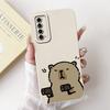 Lens Protective Case For Huawei P Smart 2021 Y7A PPA-LX3 PPA-LX2 PPA-LX1 Fashion Soft Silicone Back Cover For Huawei Y7a