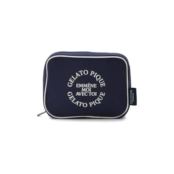 travel logo square pouch