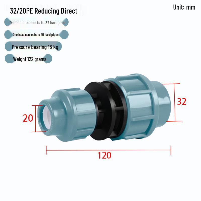 Quick Connect PE Pipe Fittings: Live Joint Tee, Elbow, Ball Valve - No Hot Melt Required