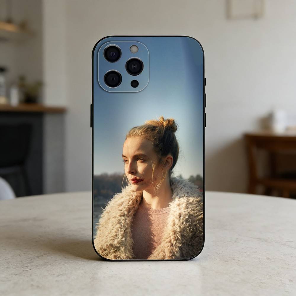 Villanelle K-Killing Eve Handyhülle Silikon schwarz Weich Für IPhone 17,16,15,14,13,12,11,SE,Plus Pro Max