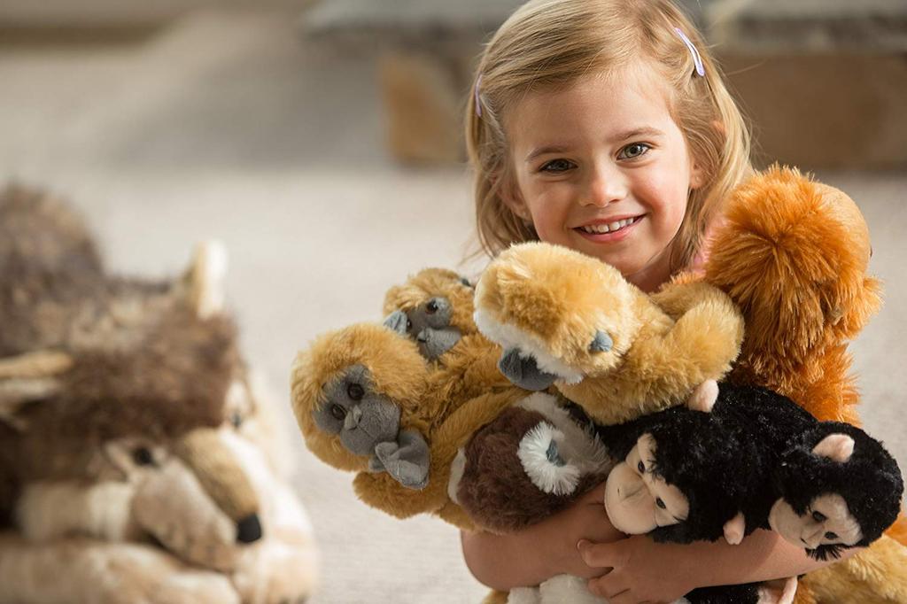 Wild Republic Hanging Lemur Plush W18 x D12 x H48cm Ring-Tailed Toy, (15261)
