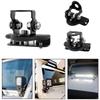 2/4 Stück Auto Scheinwerfer Halter LED Arbeitsscheinwerfer Montagehalterung Edelstahl Flutlicht Scheinwerfer Basis Montagehalter
