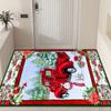 1Pcs Anti Fatigue Kitchen Rugs Christmas Truck Snowman  Waterproof Non-Slip Thick Cushioned Kitchen Mat Heavy Duty Comfort Standing Mat for Kitchen