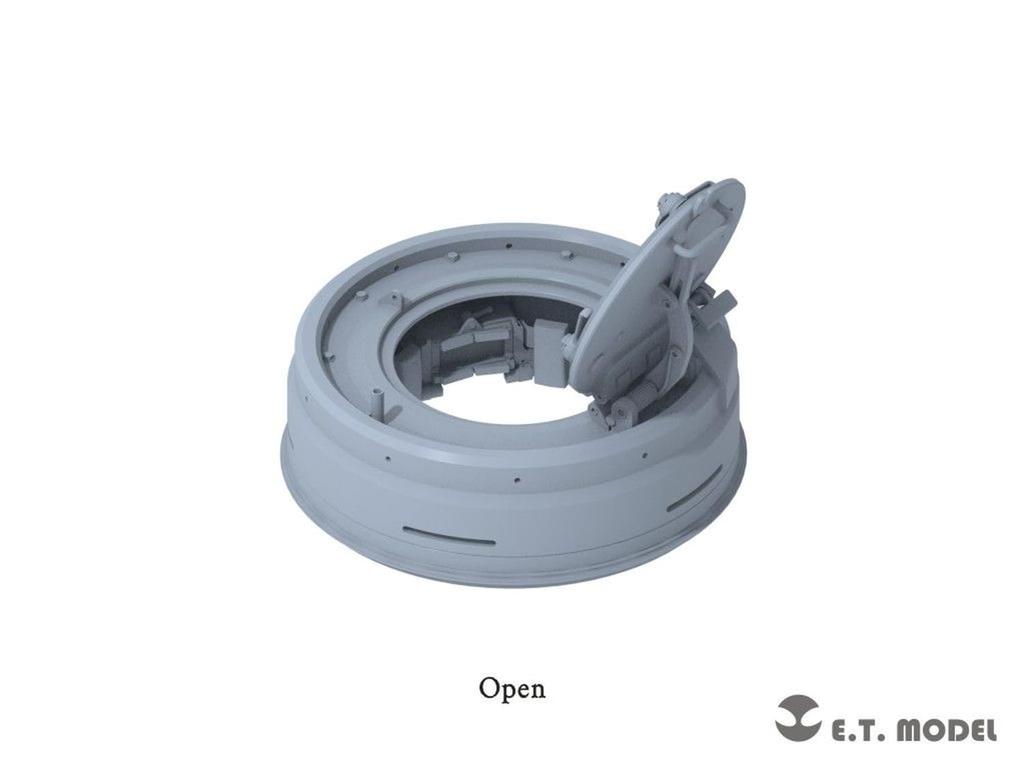 ET Model WWII Deutscher Tiger I Frühes Modell Schwerer Panzer Turm Plastikmodellbausatz Teile 1/35 (Universal) P35-351 (Panzer)