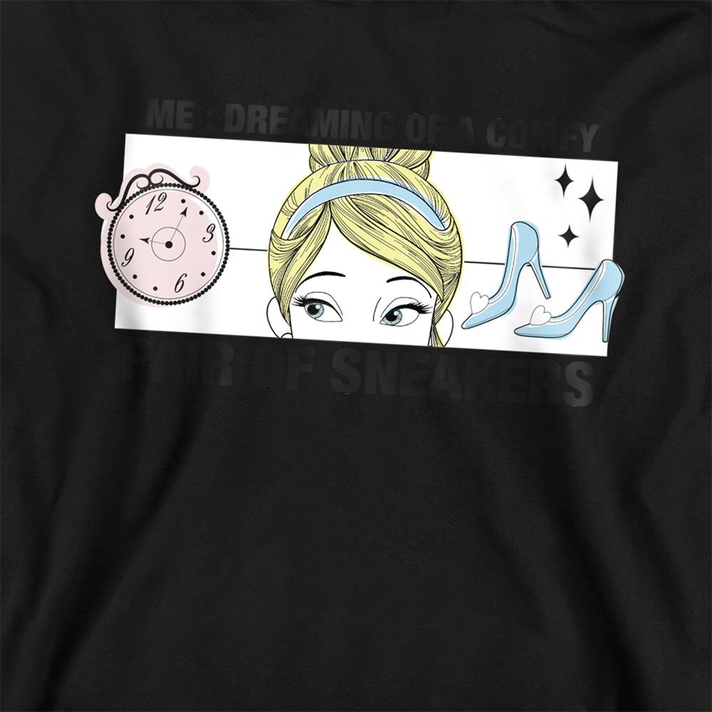 Cinderella Childrens/Kids Dreaming Of Comfy Sneakers Heather Hoodie