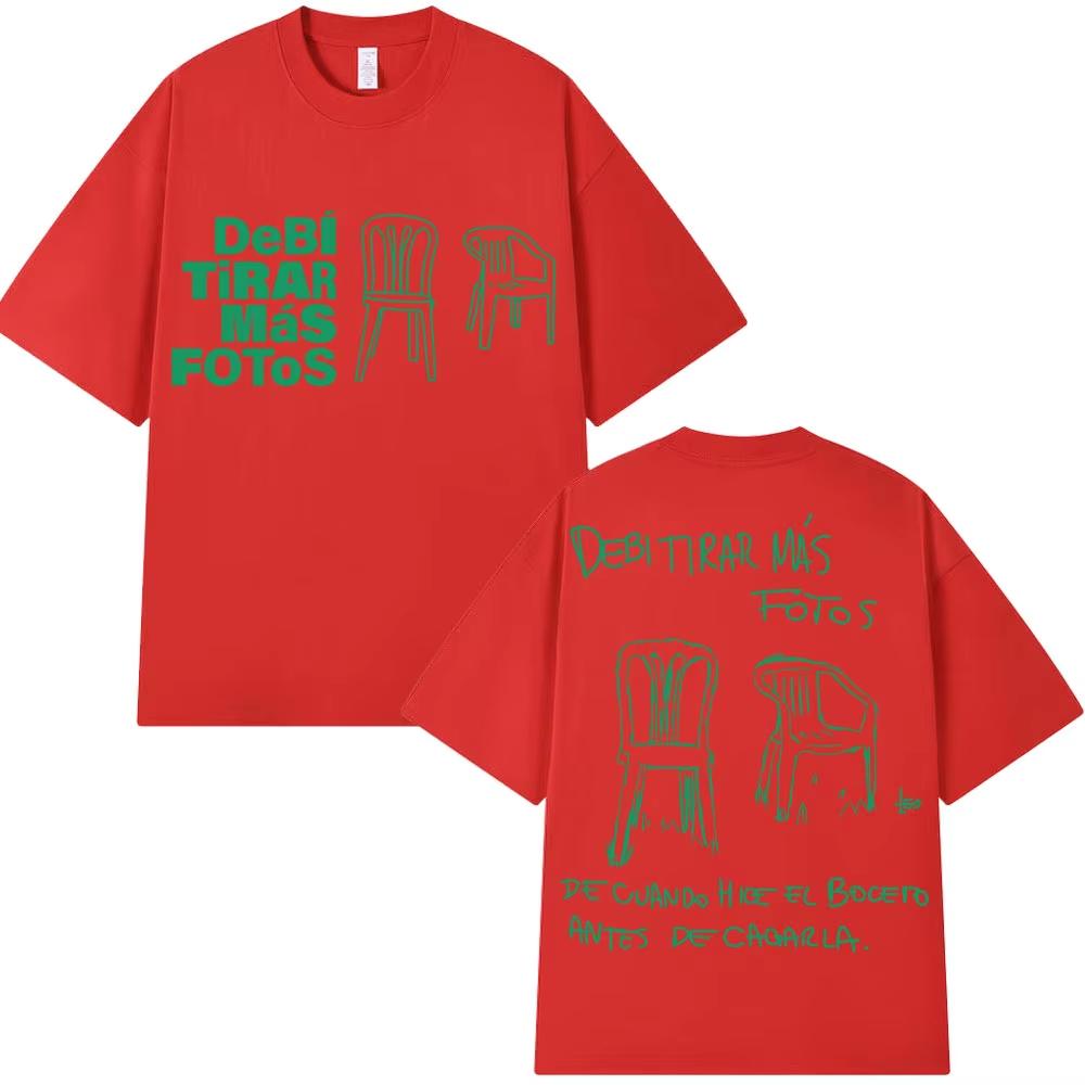 DTMF Deb Tirar Ms Fotos Graphic T Shirt Bad Bunny 2026 Unisex Unisex New Album Tshirt Oversized Casual Streetwear Tees Unisex