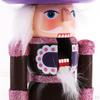 1 Piece 25cm Wooden Nutcracker Soldier Decoration Figure Toy