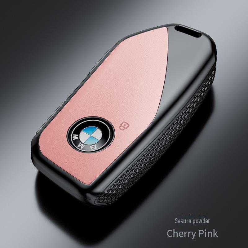 """Fasjonabelt nøkkeldeksel med Nappa-mønster for BMW-modeller""": X1, X2, X3, 320li, 525li, 5, 3, 7-serie"