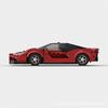 MOC- 93967 Ferrari 8 Grid Racing Sports Car Parts Package Speed Toy Car Model