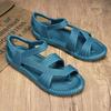 Cool Slippers Men's 2025 Summer New Hollow Breathable Men's Beach Shoes Trendy Versatile One-pedal Sandals Non-slip