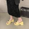 Fashion Shoes Ladies' Slippers Slipers Women Platform Shale Female Beach On A Wedge 2025 Sabot Summer Slides On A Wedge Shoes House Slip