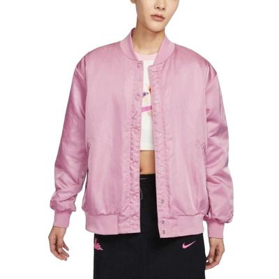 Veste Sportive Manches Longues Couleur Unie Confortable Destroyer Tissé Femme Veste Rose HJ0972699